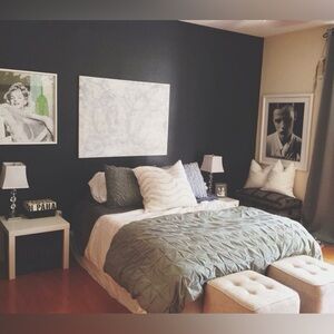 Vintage y2k ruffled white striped large square throw pillow cover